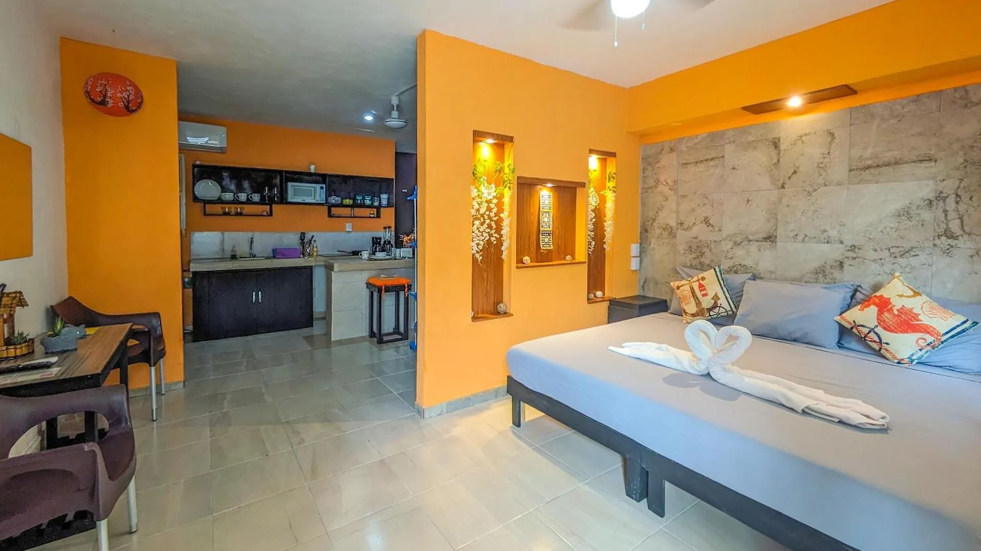 500M To Beach Cenote L Memory Foam King Beds L Kitchen Bikes Ac 1A2A Playa del Carmen