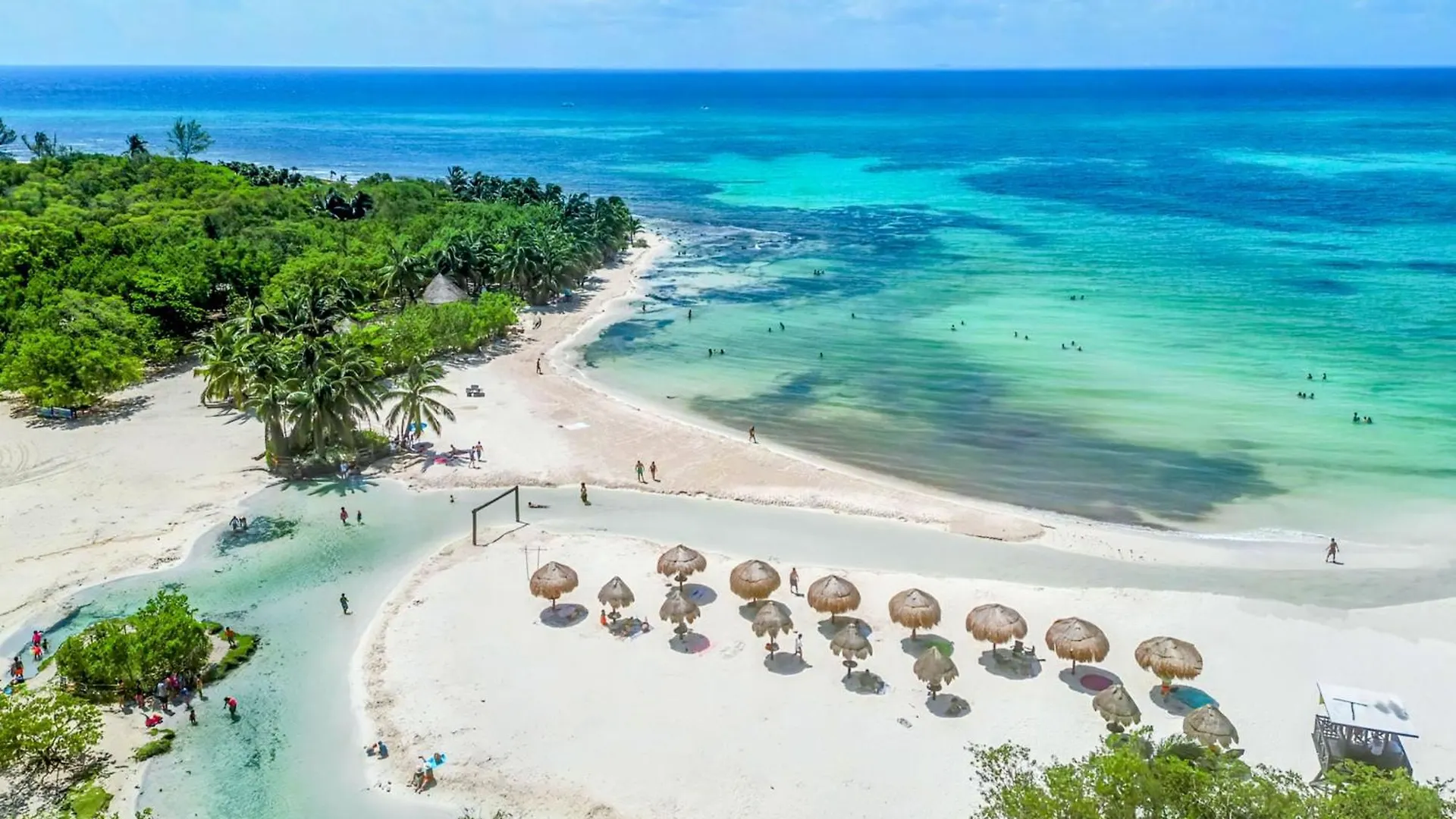 Apartment A2 Romantic Beachside Escape Capri Theme Memory Foam King Bed Kitchen Ac Playa del Carmen Mexico